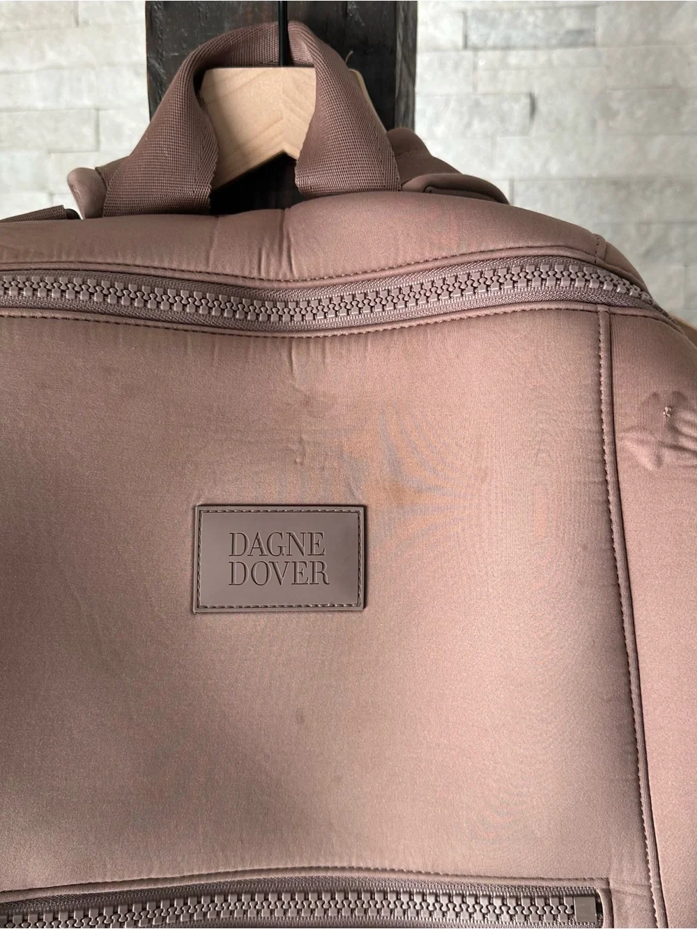 Dagne Dover Indi Diaper Bag Backpack Dune Tan/Brown